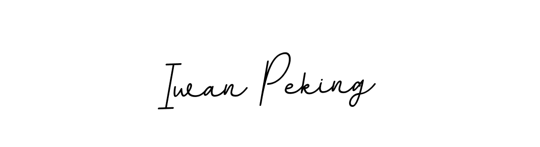 Iwan Peking stylish signature style. Best Handwritten Sign (BallpointsItalic-DORy9) for my name. Handwritten Signature Collection Ideas for my name Iwan Peking. Iwan Peking signature style 11 images and pictures png