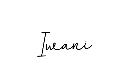 Iwani stylish signature style. Best Handwritten Sign (BallpointsItalic-DORy9) for my name. Handwritten Signature Collection Ideas for my name Iwani. Iwani signature style 11 images and pictures png