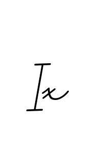 Design your own signature with our free online signature maker. With this signature software, you can create a handwritten (BallpointsItalic-DORy9) signature for name Ix. Ix signature style 11 images and pictures png