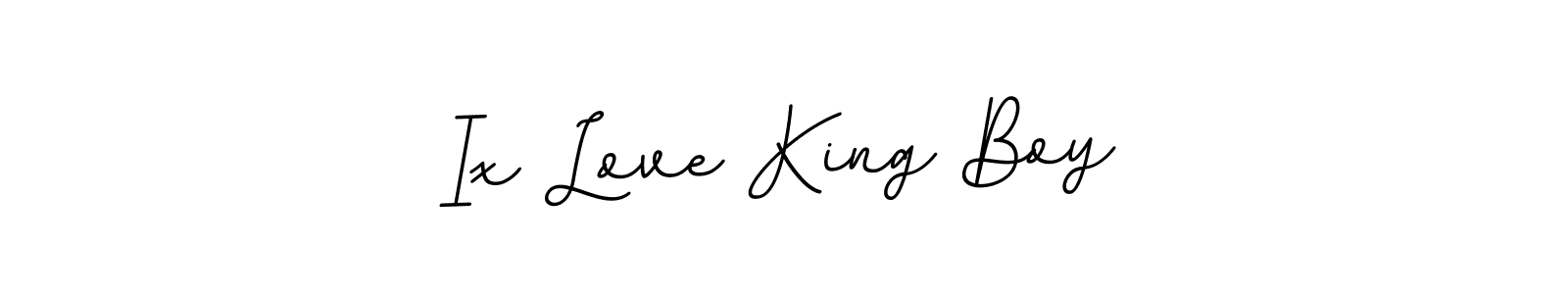 How to make Ix Love King Boy signature? BallpointsItalic-DORy9 is a professional autograph style. Create handwritten signature for Ix Love King Boy name. Ix Love King Boy signature style 11 images and pictures png