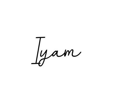 Make a beautiful signature design for name Iyam. With this signature (BallpointsItalic-DORy9) style, you can create a handwritten signature for free. Iyam signature style 11 images and pictures png