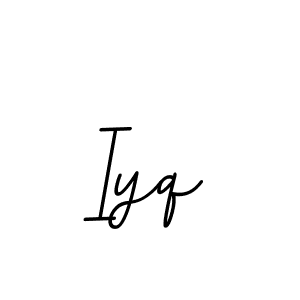 You should practise on your own different ways (BallpointsItalic-DORy9) to write your name (Iyq) in signature. don't let someone else do it for you. Iyq signature style 11 images and pictures png