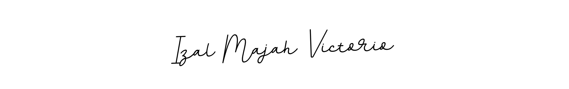 How to make Izal Majah Victorio signature? BallpointsItalic-DORy9 is a professional autograph style. Create handwritten signature for Izal Majah Victorio name. Izal Majah Victorio signature style 11 images and pictures png