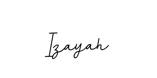 Use a signature maker to create a handwritten signature online. With this signature software, you can design (BallpointsItalic-DORy9) your own signature for name Izayah. Izayah signature style 11 images and pictures png