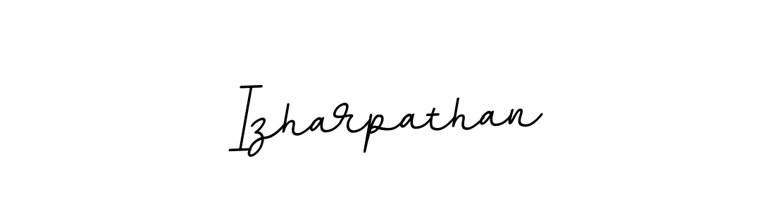 How to Draw Izharpathan signature style? BallpointsItalic-DORy9 is a latest design signature styles for name Izharpathan. Izharpathan signature style 11 images and pictures png