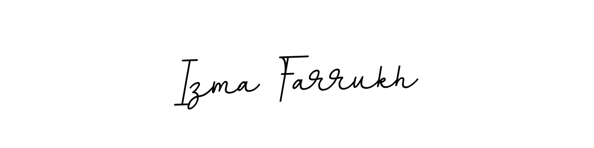 Check out images of Autograph of Izma Farrukh name. Actor Izma Farrukh Signature Style. BallpointsItalic-DORy9 is a professional sign style online. Izma Farrukh signature style 11 images and pictures png