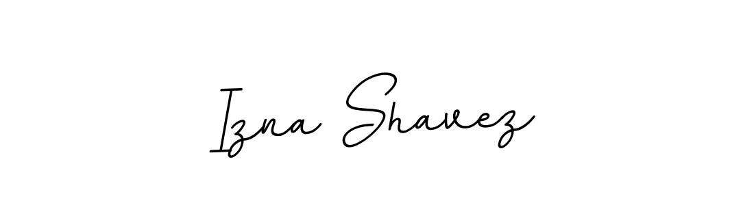 Use a signature maker to create a handwritten signature online. With this signature software, you can design (BallpointsItalic-DORy9) your own signature for name Izna Shavez. Izna Shavez signature style 11 images and pictures png