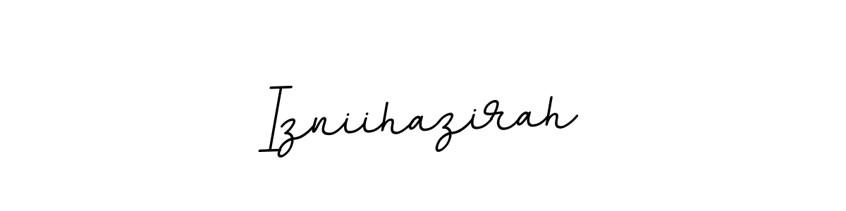 Check out images of Autograph of Izniihazirah name. Actor Izniihazirah Signature Style. BallpointsItalic-DORy9 is a professional sign style online. Izniihazirah signature style 11 images and pictures png