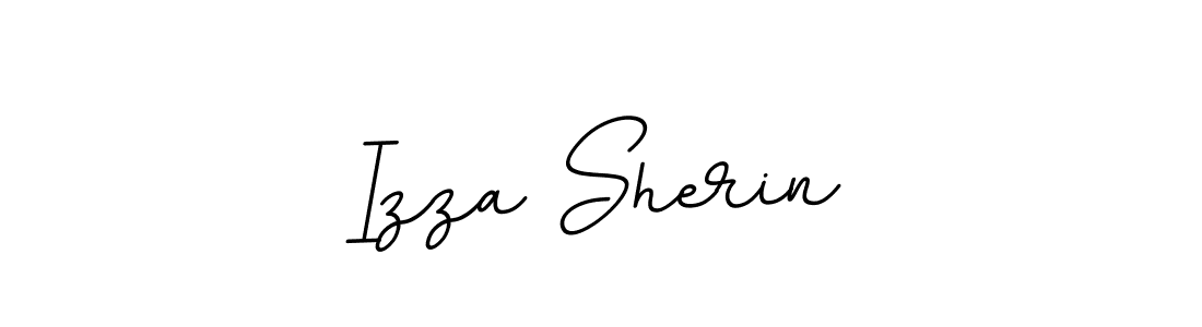 Create a beautiful signature design for name Izza Sherin. With this signature (BallpointsItalic-DORy9) fonts, you can make a handwritten signature for free. Izza Sherin signature style 11 images and pictures png