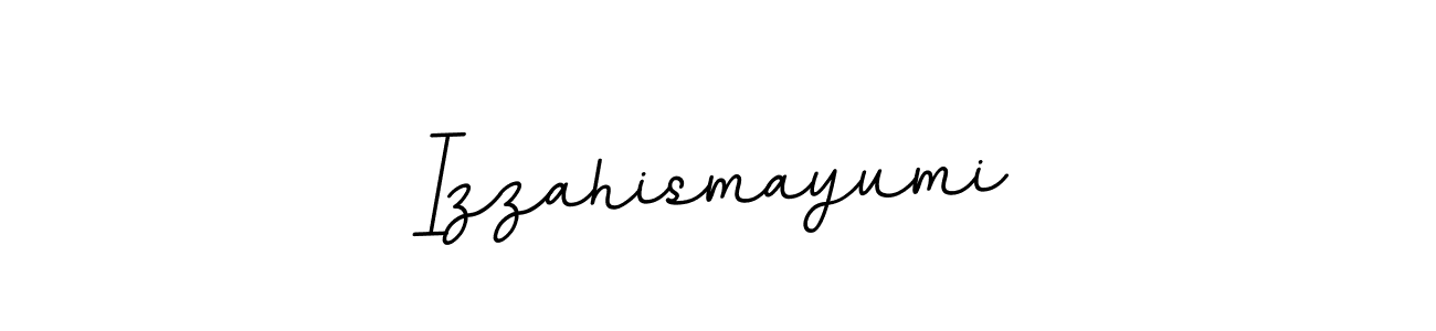 Izzahismayumi stylish signature style. Best Handwritten Sign (BallpointsItalic-DORy9) for my name. Handwritten Signature Collection Ideas for my name Izzahismayumi. Izzahismayumi signature style 11 images and pictures png