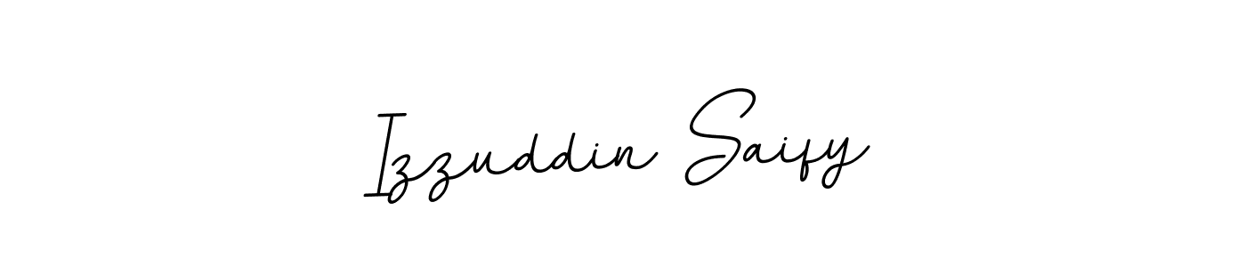 Also You can easily find your signature by using the search form. We will create Izzuddin Saify name handwritten signature images for you free of cost using BallpointsItalic-DORy9 sign style. Izzuddin Saify signature style 11 images and pictures png