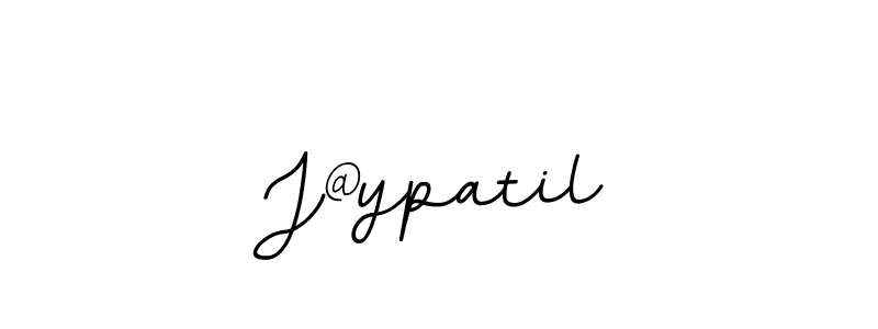 Create a beautiful signature design for name J@ypatil. With this signature (BallpointsItalic-DORy9) fonts, you can make a handwritten signature for free. J@ypatil signature style 11 images and pictures png