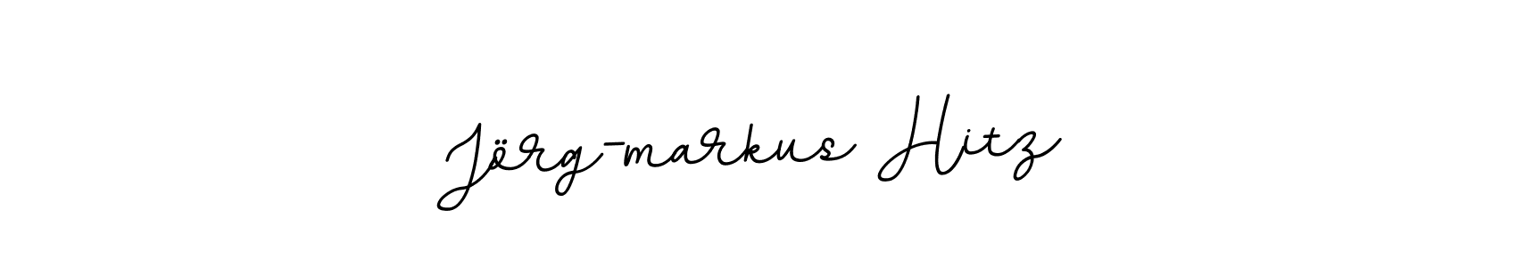 You should practise on your own different ways (BallpointsItalic-DORy9) to write your name (Jörg-markus Hitz) in signature. don't let someone else do it for you. Jörg-markus Hitz signature style 11 images and pictures png