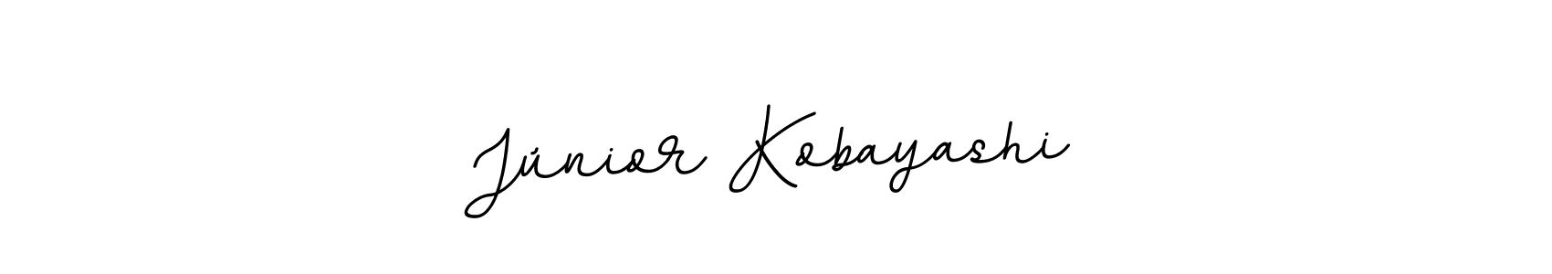 How to make Júnior Kobayashi name signature. Use BallpointsItalic-DORy9 style for creating short signs online. This is the latest handwritten sign. Júnior Kobayashi signature style 11 images and pictures png