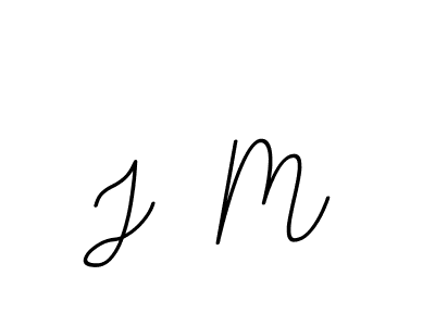 Make a beautiful signature design for name J  M. With this signature (BallpointsItalic-DORy9) style, you can create a handwritten signature for free. J  M signature style 11 images and pictures png