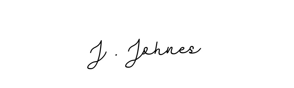 Create a beautiful signature design for name J . Johnes. With this signature (BallpointsItalic-DORy9) fonts, you can make a handwritten signature for free. J . Johnes signature style 11 images and pictures png