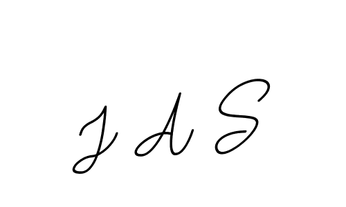 Design your own signature with our free online signature maker. With this signature software, you can create a handwritten (BallpointsItalic-DORy9) signature for name J A S. J A S signature style 11 images and pictures png