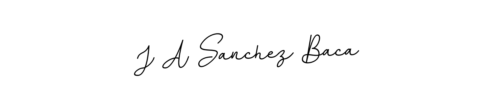 You should practise on your own different ways (BallpointsItalic-DORy9) to write your name (J A Sanchez Baca) in signature. don't let someone else do it for you. J A Sanchez Baca signature style 11 images and pictures png