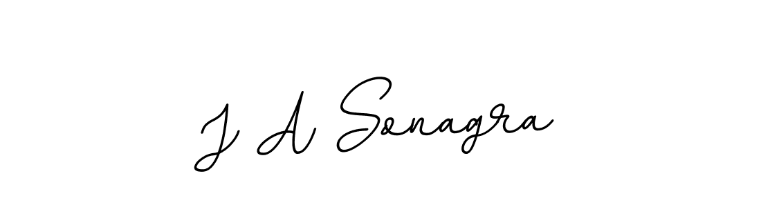 The best way (BallpointsItalic-DORy9) to make a short signature is to pick only two or three words in your name. The name J A Sonagra include a total of six letters. For converting this name. J A Sonagra signature style 11 images and pictures png