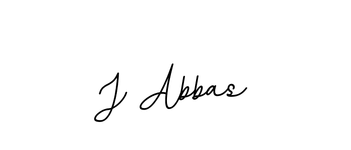 How to make J Abbas name signature. Use BallpointsItalic-DORy9 style for creating short signs online. This is the latest handwritten sign. J Abbas signature style 11 images and pictures png