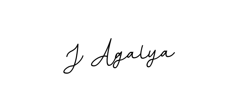 Similarly BallpointsItalic-DORy9 is the best handwritten signature design. Signature creator online .You can use it as an online autograph creator for name J Agalya. J Agalya signature style 11 images and pictures png