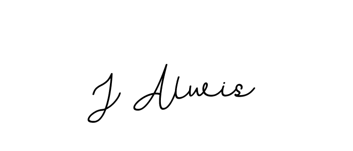 Make a beautiful signature design for name J Alwis. With this signature (BallpointsItalic-DORy9) style, you can create a handwritten signature for free. J Alwis signature style 11 images and pictures png