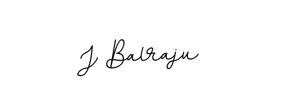 Create a beautiful signature design for name J Balraju. With this signature (BallpointsItalic-DORy9) fonts, you can make a handwritten signature for free. J Balraju signature style 11 images and pictures png