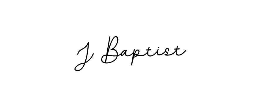 Design your own signature with our free online signature maker. With this signature software, you can create a handwritten (BallpointsItalic-DORy9) signature for name J Baptist. J Baptist signature style 11 images and pictures png