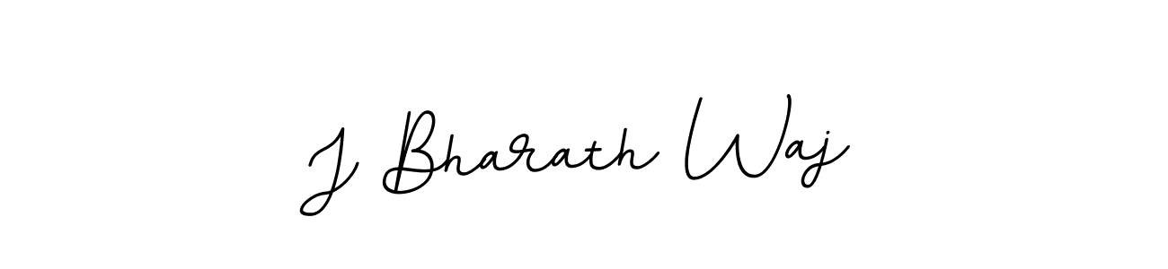 if you are searching for the best signature style for your name J Bharath Waj. so please give up your signature search. here we have designed multiple signature styles  using BallpointsItalic-DORy9. J Bharath Waj signature style 11 images and pictures png