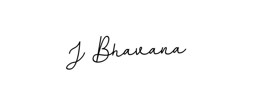 Make a beautiful signature design for name J Bhavana. With this signature (BallpointsItalic-DORy9) style, you can create a handwritten signature for free. J Bhavana signature style 11 images and pictures png