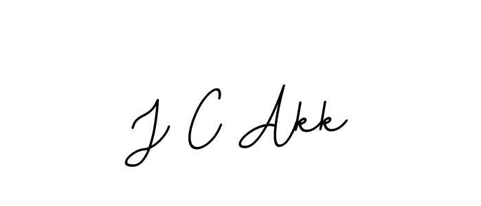 Also we have J C Akk name is the best signature style. Create professional handwritten signature collection using BallpointsItalic-DORy9 autograph style. J C Akk signature style 11 images and pictures png