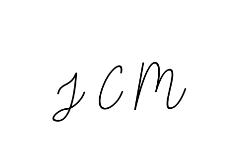 This is the best signature style for the J C M name. Also you like these signature font (BallpointsItalic-DORy9). Mix name signature. J C M signature style 11 images and pictures png