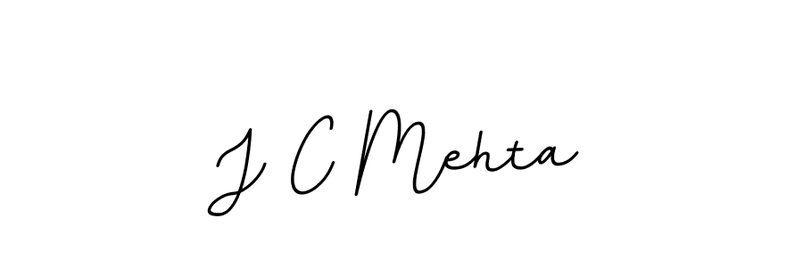 Make a beautiful signature design for name J C Mehta. With this signature (BallpointsItalic-DORy9) style, you can create a handwritten signature for free. J C Mehta signature style 11 images and pictures png