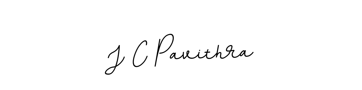Create a beautiful signature design for name J C Pavithra. With this signature (BallpointsItalic-DORy9) fonts, you can make a handwritten signature for free. J C Pavithra signature style 11 images and pictures png