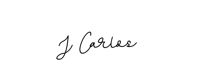 Create a beautiful signature design for name J Carlos. With this signature (BallpointsItalic-DORy9) fonts, you can make a handwritten signature for free. J Carlos signature style 11 images and pictures png