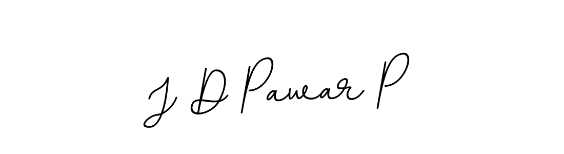 Design your own signature with our free online signature maker. With this signature software, you can create a handwritten (BallpointsItalic-DORy9) signature for name J D Pawar P. J D Pawar P signature style 11 images and pictures png