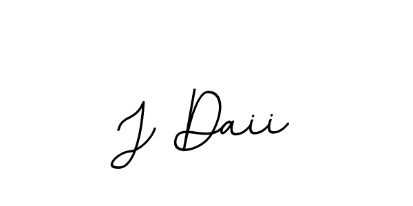 How to make J Daii name signature. Use BallpointsItalic-DORy9 style for creating short signs online. This is the latest handwritten sign. J Daii signature style 11 images and pictures png