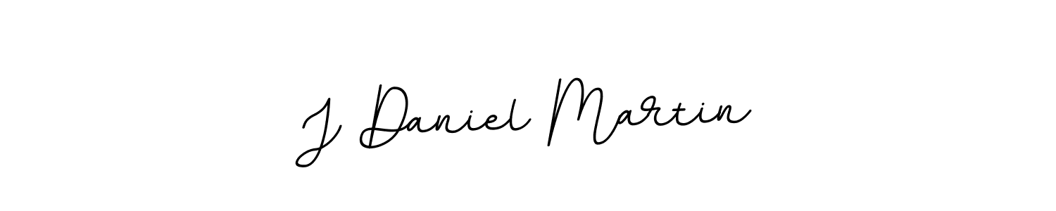 How to make J Daniel Martin name signature. Use BallpointsItalic-DORy9 style for creating short signs online. This is the latest handwritten sign. J Daniel Martin signature style 11 images and pictures png