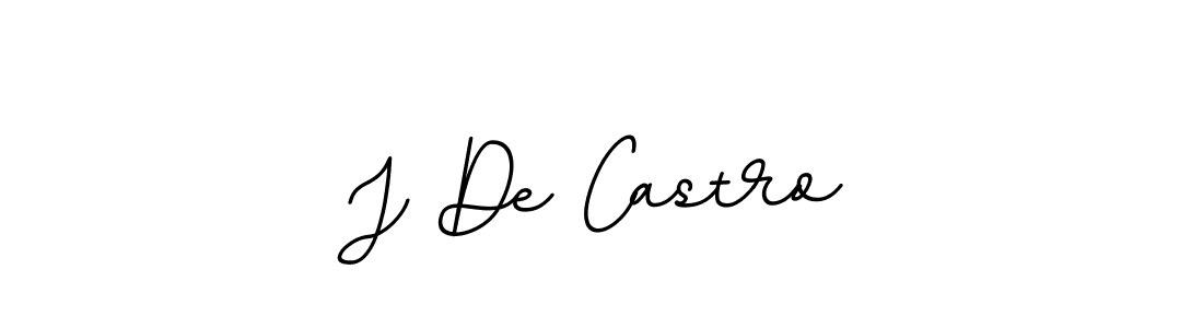 Also we have J De Castro name is the best signature style. Create professional handwritten signature collection using BallpointsItalic-DORy9 autograph style. J De Castro signature style 11 images and pictures png