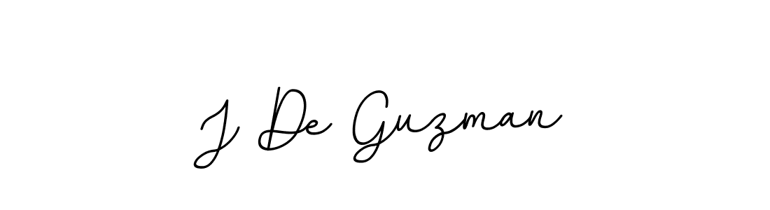How to make J De Guzman name signature. Use BallpointsItalic-DORy9 style for creating short signs online. This is the latest handwritten sign. J De Guzman signature style 11 images and pictures png