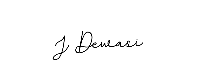 Create a beautiful signature design for name J Dewasi. With this signature (BallpointsItalic-DORy9) fonts, you can make a handwritten signature for free. J Dewasi signature style 11 images and pictures png