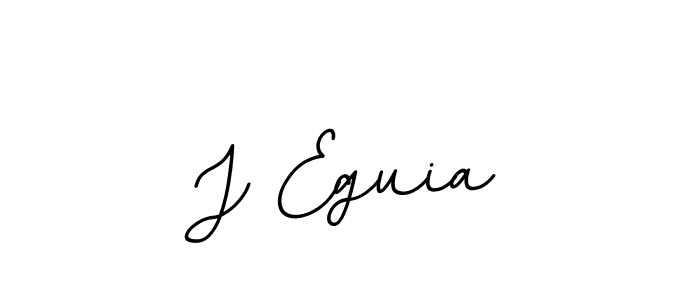 Create a beautiful signature design for name J Eguia. With this signature (BallpointsItalic-DORy9) fonts, you can make a handwritten signature for free. J Eguia signature style 11 images and pictures png