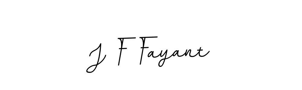 The best way (BallpointsItalic-DORy9) to make a short signature is to pick only two or three words in your name. The name J F Fayant include a total of six letters. For converting this name. J F Fayant signature style 11 images and pictures png
