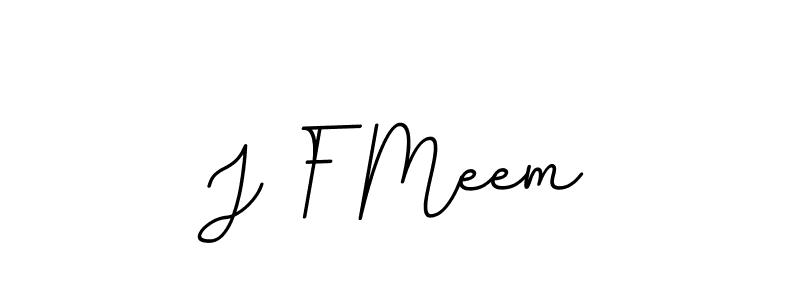 Make a beautiful signature design for name J F Meem. With this signature (BallpointsItalic-DORy9) style, you can create a handwritten signature for free. J F Meem signature style 11 images and pictures png