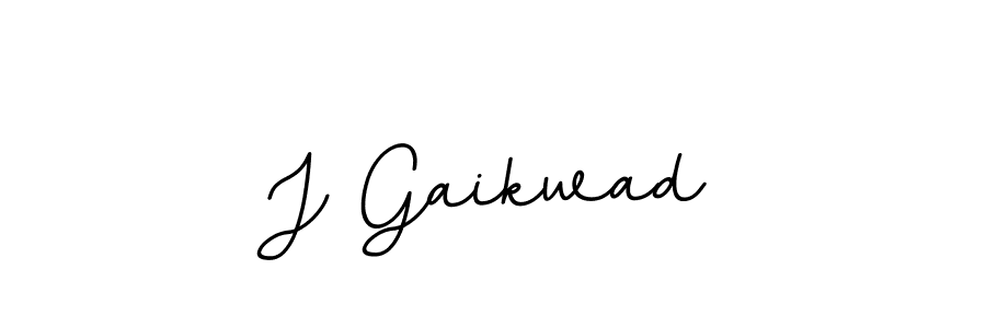 Create a beautiful signature design for name J Gaikwad. With this signature (BallpointsItalic-DORy9) fonts, you can make a handwritten signature for free. J Gaikwad signature style 11 images and pictures png