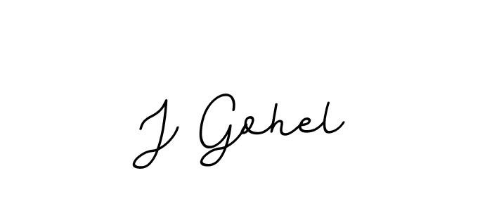 The best way (BallpointsItalic-DORy9) to make a short signature is to pick only two or three words in your name. The name J Gohel include a total of six letters. For converting this name. J Gohel signature style 11 images and pictures png