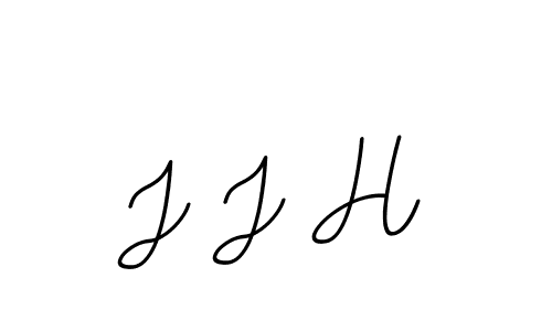 Create a beautiful signature design for name J J H. With this signature (BallpointsItalic-DORy9) fonts, you can make a handwritten signature for free. J J H signature style 11 images and pictures png