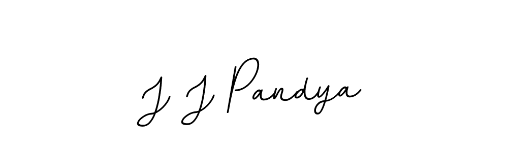 Make a beautiful signature design for name J J Pandya. With this signature (BallpointsItalic-DORy9) style, you can create a handwritten signature for free. J J Pandya signature style 11 images and pictures png