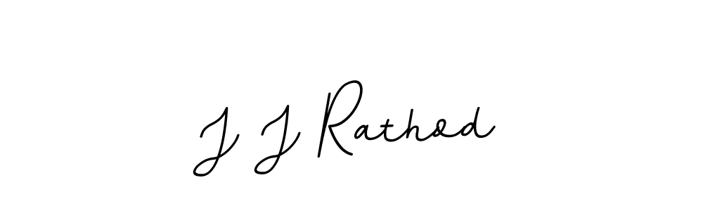 Design your own signature with our free online signature maker. With this signature software, you can create a handwritten (BallpointsItalic-DORy9) signature for name J J Rathod. J J Rathod signature style 11 images and pictures png