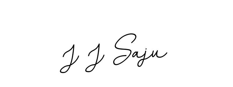 You should practise on your own different ways (BallpointsItalic-DORy9) to write your name (J J Saju) in signature. don't let someone else do it for you. J J Saju signature style 11 images and pictures png